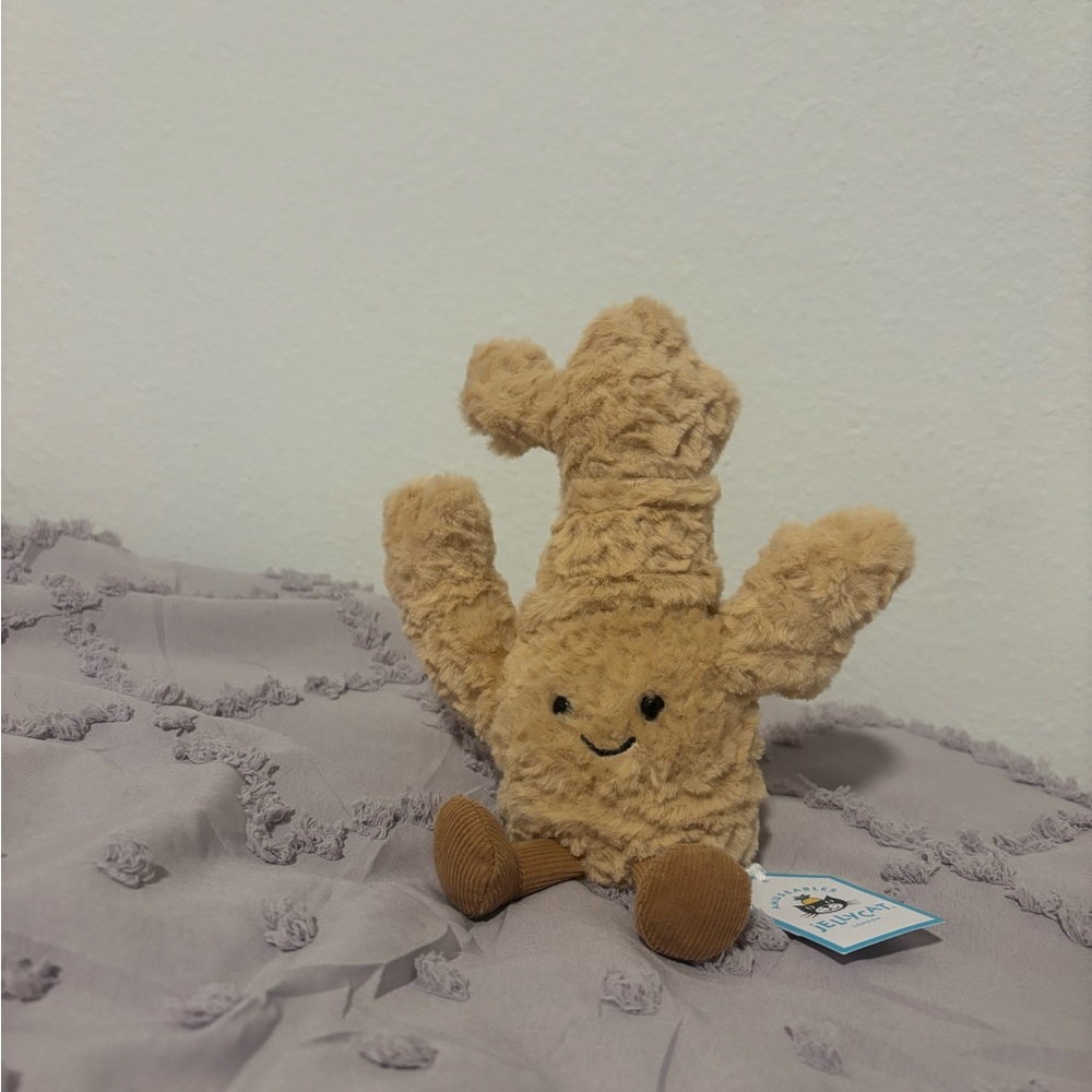 Jellycat Amuseable Ginger -Tan and Brown Stuffed Animal Plush